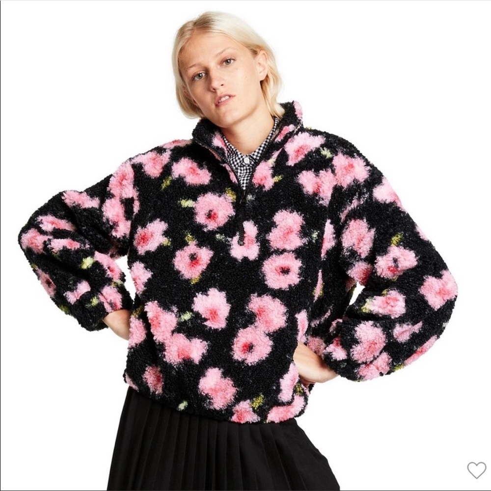 Floral Print Sherpa Jacket by Sandy Liang x Target